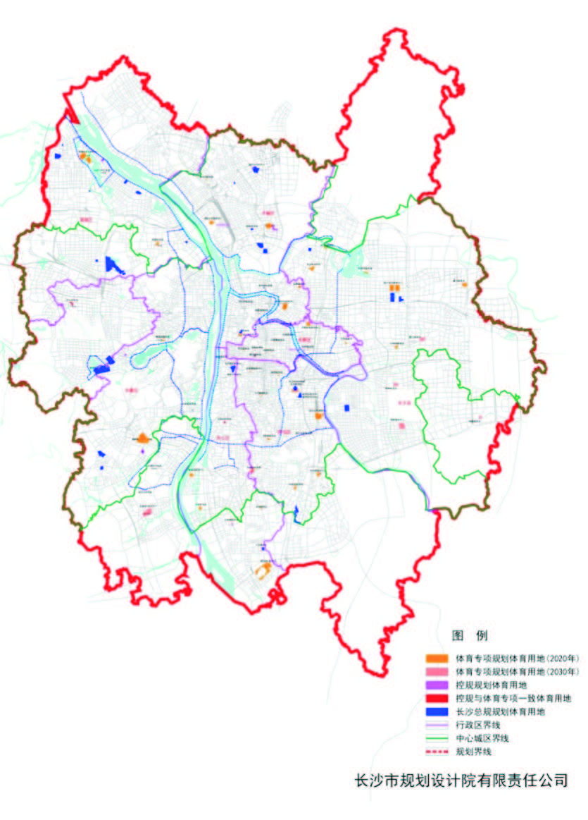 長(zhǎng)沙市體育設(shè)施用地規(guī)劃級(jí)配標(biāo)準(zhǔn)研究